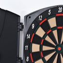 HOMCOM Electronic Dartboard Set 26 Games and 185 Variations with 6 Darts and Cabinet to Stroage Multi-Game Option Ready-to-Play Games