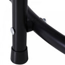 HOMCOM 45"" Mini Round Steel Frame Trampoline w/ Adjustable Handle Pink