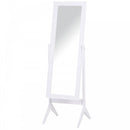 Tall Freestanding Dressing Mirror w/Adjustable Tilt White