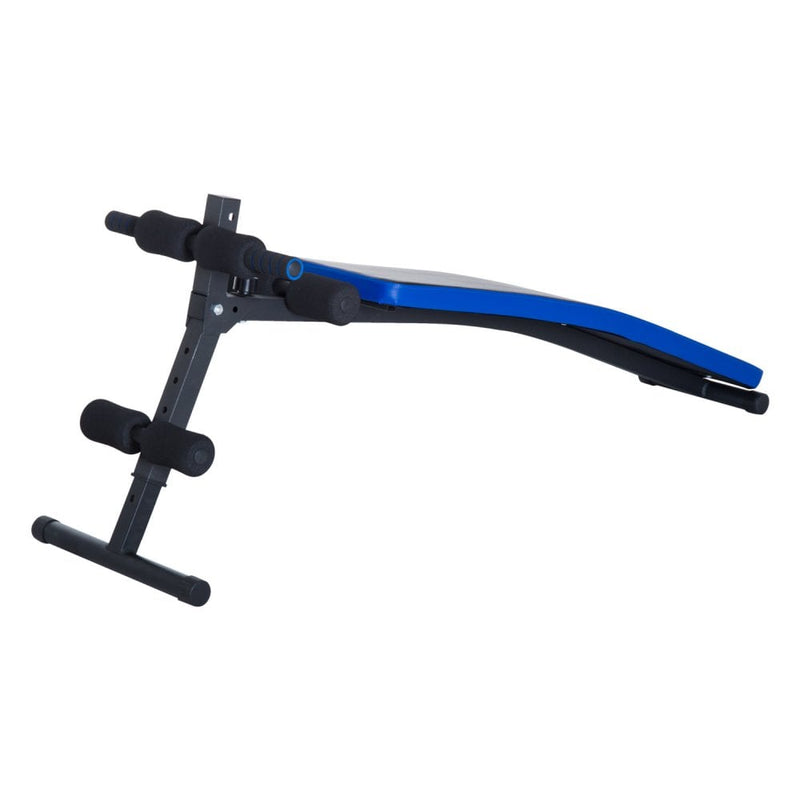 Sit-up Workout Bench, Steel-Black/Blue
