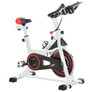 Upright Exercise Bike Indoor Training Cycling Machine Stationary Workout Bicycle With Adjustable Resistance Seat Handlebar LCD Display For Home Gym Height/Resistance