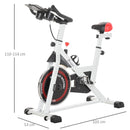 Upright Exercise Bike Indoor Training Cycling Machine Stationary Workout Bicycle With Adjustable Resistance Seat Handlebar LCD Display For Home Gym Height/Resistance
