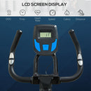 Stationary Exercise Bike with iPad Holder, LCD Monitor, Comfortable Seat, Indoor Cycling Training Bike, 13KG Flywheel - Black