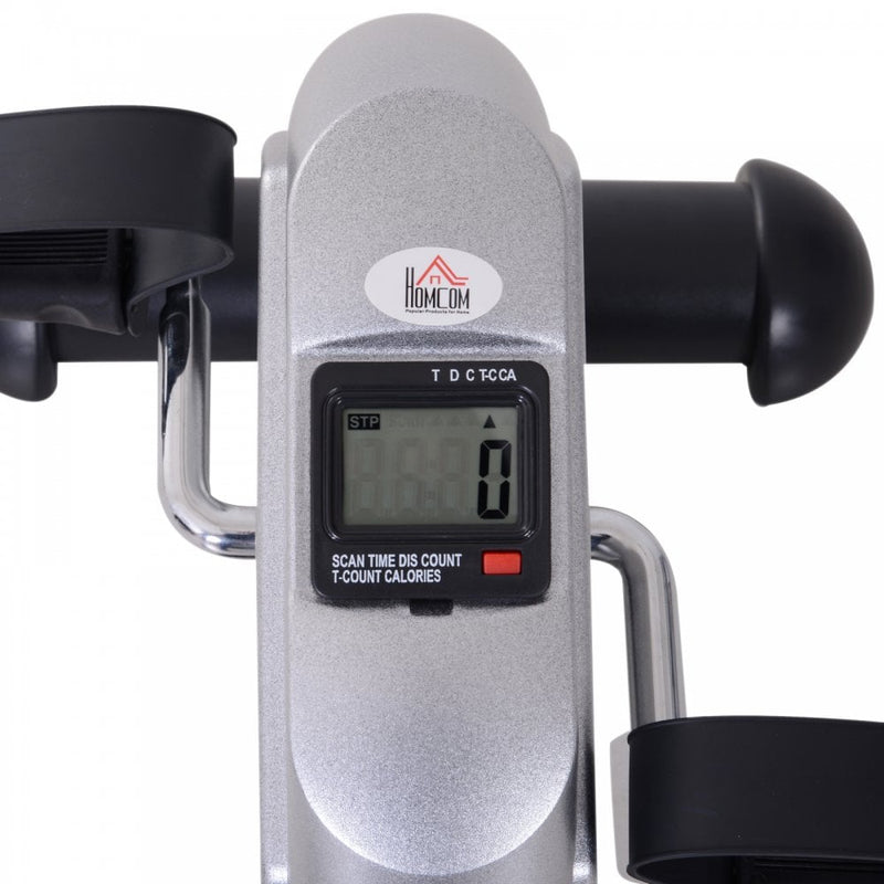 Mini Exercise Bike Fitness W/LCD Display, 9Wx 40Dx 31Hcm-Silver