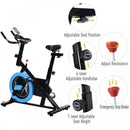 Exercise Bike, Stationary Belt Drive Bicycle,Resistance Adjustable with LCD Monitor, Indoor Cycling Bike for Home Gym