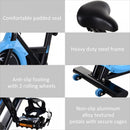 Exercise Bike, Stationary Belt Drive Bicycle,Resistance Adjustable with LCD Monitor, Indoor Cycling Bike for Home Gym