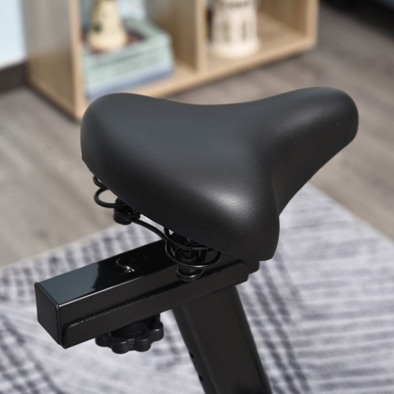 Exercise Bike, Stationary Belt Drive Bicycle,Resistance Adjustable with LCD Monitor, Indoor Cycling Bike for Home Gym