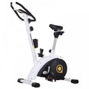 Exercise Bike Stationary Adjustable Height&Magnetic Recumbent Cycling w/ LCD, Phone Holder Adjust Magnetic Foldable