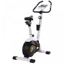 Exercise Bike Stationary Adjustable Height&Magnetic Recumbent Cycling w/ LCD, Phone Holder Adjust Magnetic Foldable