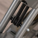 2-In-1 Grey Upright Exercise Recumbent Bike Adjustable Resistance Stationary Fitness Home Gym Foldable w/ Armrests LCD Monitor Cycling Wheels