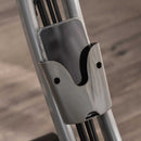 2-In-1 Grey Upright Exercise Recumbent Bike Adjustable Resistance Stationary Fitness Home Gym Foldable w/ Armrests LCD Monitor Cycling Wheels