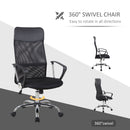 Swivel Executive Office Chair High Back Mesh Chair Seat Office Desk Chairs Height Adjustable Armchair Black New
