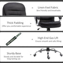 Vinsetto Office Chair Rock 360-¦ Rolling Lumbar Support Adjustable Height Work