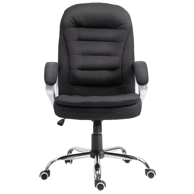 Vinsetto Office Chair Rock 360-¦ Rolling Lumbar Support Adjustable Height Work
