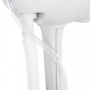 Outsunny HDPE Outdoor Soap Dispending Sink W/ Towel Holder White