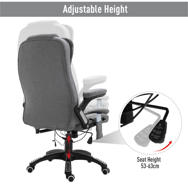 Vinsetto Massage 130-¦ Reclining Chair 130-¦ Reclining Chair Relax Head