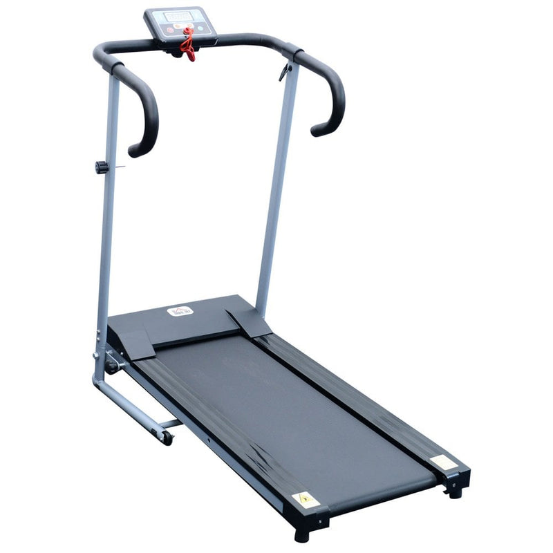 500W Electric Treadmill 28kg Folding Running Machine Fitness Exercise-Black/Grey