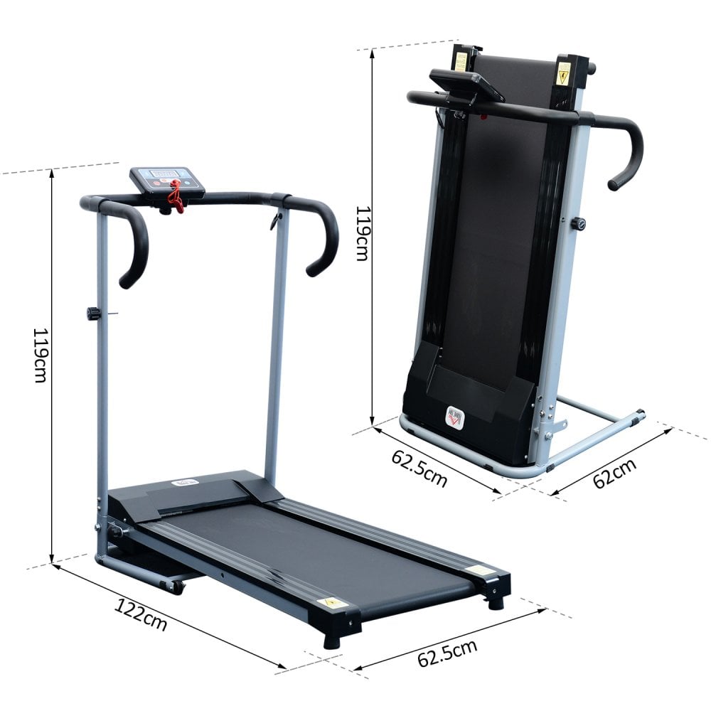 Exercise Machine Homcom Electric Treadmill 500W Electric Treadmill