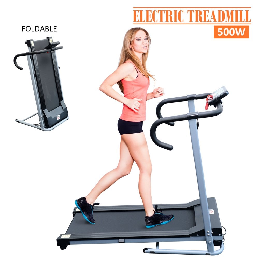 500W Electric Treadmill 28kg Folding Running Machine Fitness Exercise-