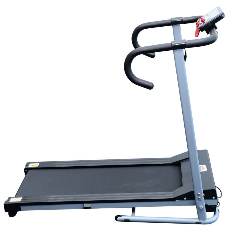 500W Electric Treadmill 28kg Folding Running Machine Fitness Exercise-Black/Grey
