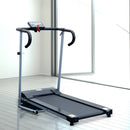 500W Electric Treadmill 28kg Folding Running Machine Fitness Exercise-Black/Grey