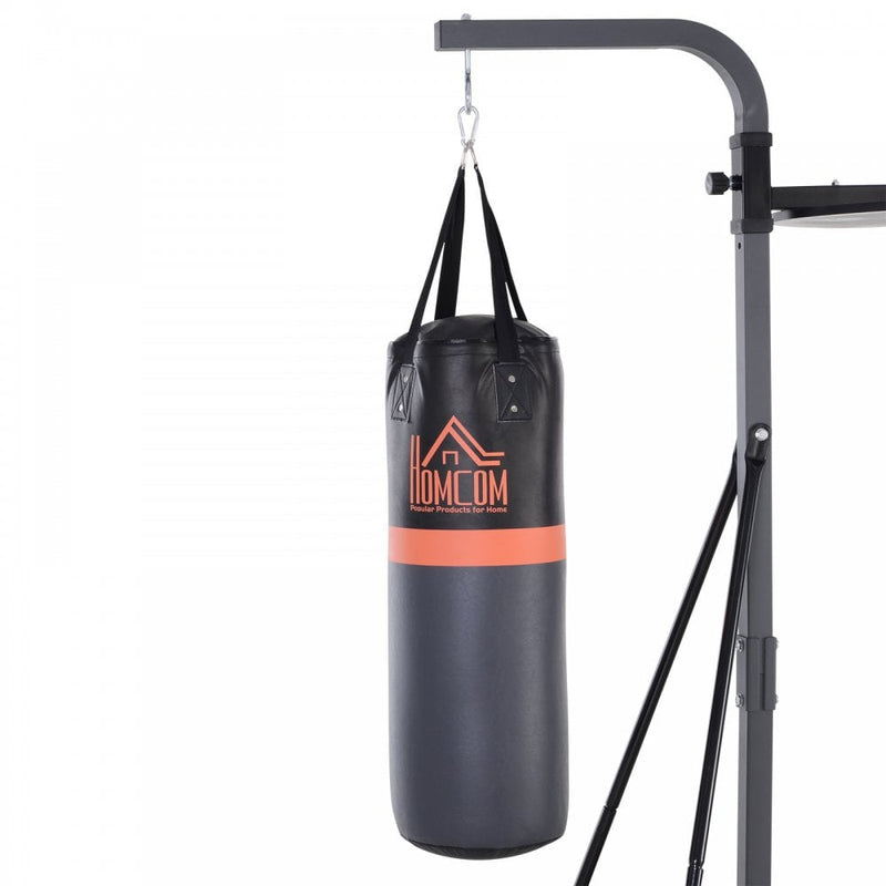 Freestanding Duo Punch Training Punchbag Sandbag  Adjustable Height Home Agility Training Steel Frame