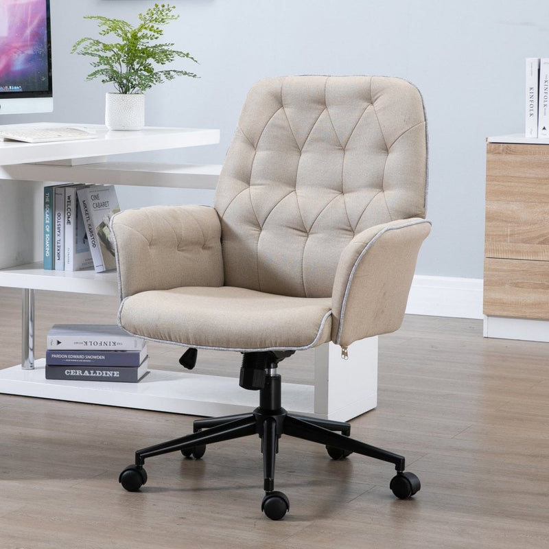Vinsetto tufted desk chair deals