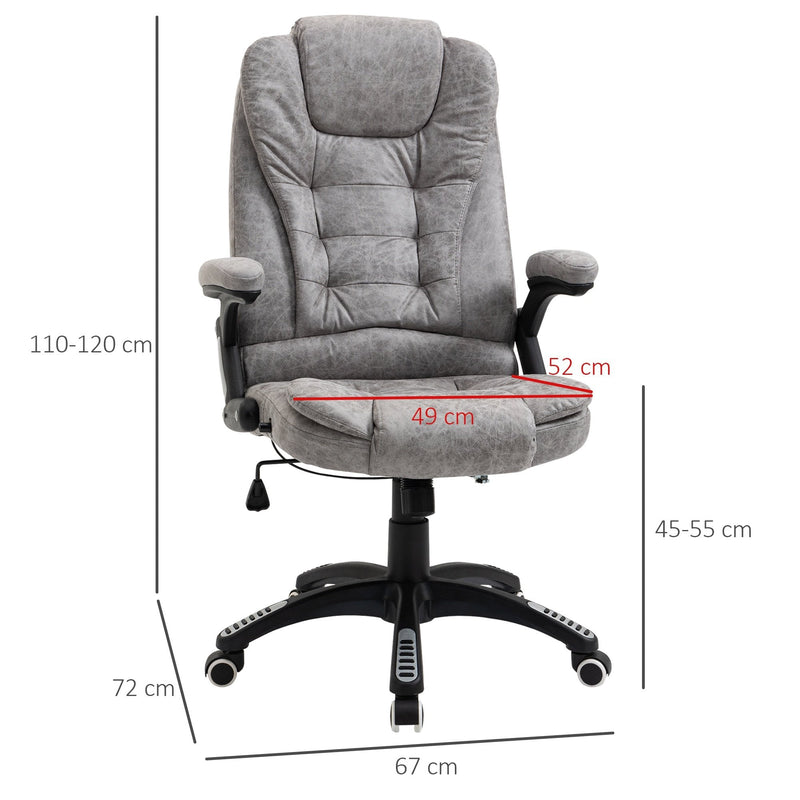 Vinsetto Swivel Office Chair for Home Ergonomic Micro Fiber Computer C
