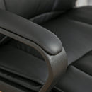 Vinsetto Executive Office Chair Swivel PU Leather Ergonomic Chair for Home, with Arm, Adjustable Height, Black Home Chair