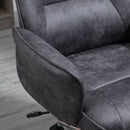 Vinsetto Swivel Computer Office Chair Mid Back Desk Chair for Home Study Bedroom,  Charcoal Grey Home