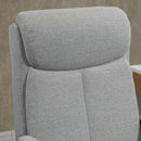 Vinsetto High Back Executive Chair Ergonomic Task Seat Home Office Swivel  Computer Chair for Sturdy with Padded Armrests, Adjustable Height, Light Grey Home