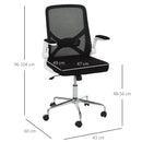 Vinsetto High Back Executive Mesh Office Chair W/ Folding Backrest Ergonomic Computer Seat Adjustable Height 360 Degree Swivel