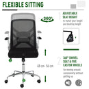 Vinsetto High Back Executive Mesh Office Chair W/ Folding Backrest Ergonomic Computer Seat Adjustable Height 360 Degree Swivel