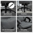 Vinsetto Office Chair 2-Point Removable Vibration Massage Pillow Executive Ergonomic USB Power Adjustable Height 360 Swivel