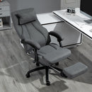 Vinsetto Office Chair 2-Point Removable Vibration Massage Pillow Executive Ergonomic USB Power Adjustable Height 360 Swivel