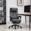 Vinsetto Office Chair 2-Point Removable Vibration Massage Pillow Executive Ergonomic USB Power Adjustable Height 360 Swivel