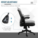 Vinsetto Office Chair 2-Point Massage Executive Ergonomic USB Power Mesh Design 360-¦ Swivel with Lumbar Support, Black Cover w/ Wheel