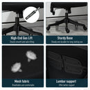 Vinsetto Office Chair 2-Point Massage Executive Ergonomic USB Power Mesh Design 360-¦ Swivel with Lumbar Support, Black Cover w/ Wheel