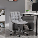 Vinsetto Ergonomic Office Chair Desk Chair with Adjustable Height Soft Breathable Fabric 360-¦ Casters, Grey Casters