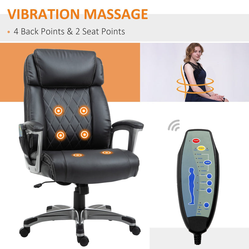 Office chair with top built in massager