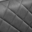 Vinsetto Swivel Office Chair Leather-Feel Fabric Home Study Leisure with Wheels, Grey Argyle Wheels