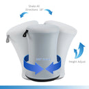 Vinsetto Lift Wobble Stool Home Office Desk Chair 360-¦ Swivel Tilting Adjustable Height Seat for Active Sitting