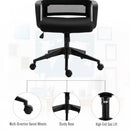 Nylon Ergonomic Rocking Office Chair Black