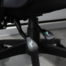 Vinsetto Swivel Chair Ergonomic Home Office Chair Reclining Mesh Back Chair High Back Desk Chair Cheap w/Lumbar Support Height Adjustable Free Moving Suitable For Working Relaxing Black