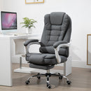 Vinsetto Office Chair with Retractable Footrest & Height Adjustable Comfortable with Armrests Ergonomic