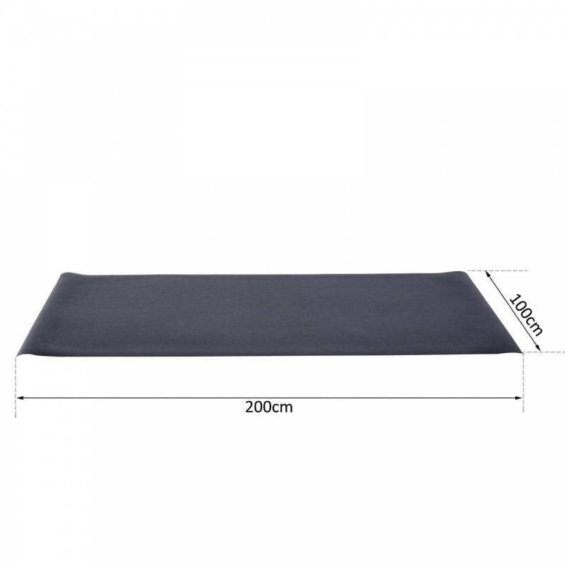 PVC Equipment Mat, 200Lx100Wx0.4T cm-Black