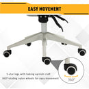 Vinsetto Polyester Ergonomic Neck & Back Support Home Office Chair Grey