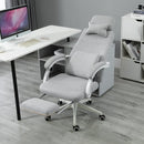 Vinsetto Polyester Ergonomic Neck & Back Support Home Office Chair Grey