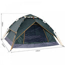 Outsunny Camping Tent - Dark Green