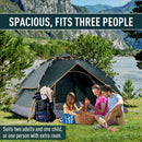 Outsunny Camping Tent - Dark Green